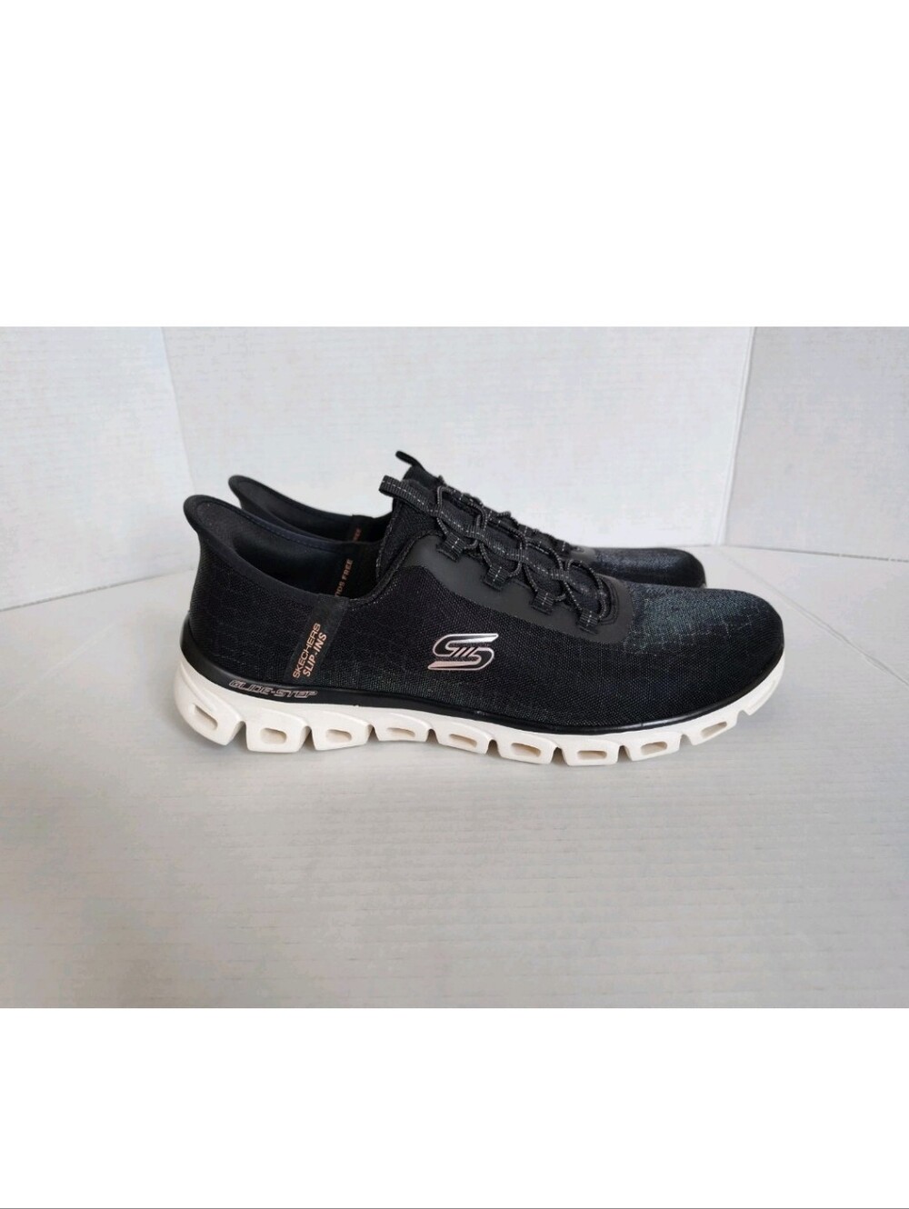 Skechers Slip ins Women's Size 11 Black Hands Free Sneakers Shoes #104576